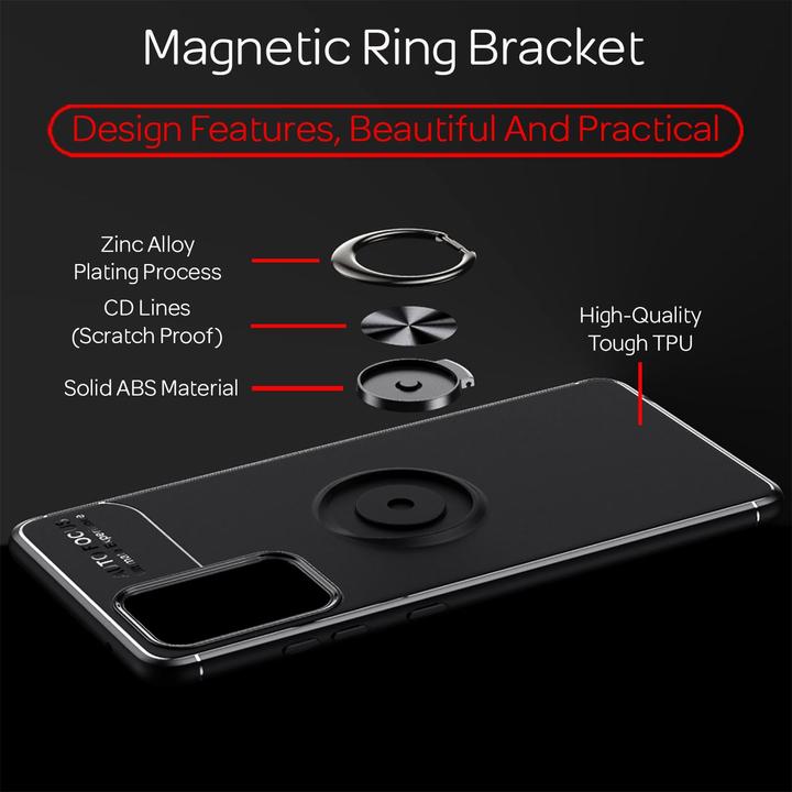 Immagine prodotto Nalia Custodia per cellulare in silicone ad anello (Samsung Galaxy A72)