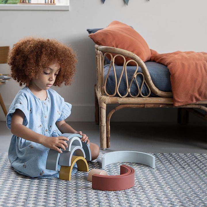 Produktbild Little Dutch Regenbogen Stapelspiel