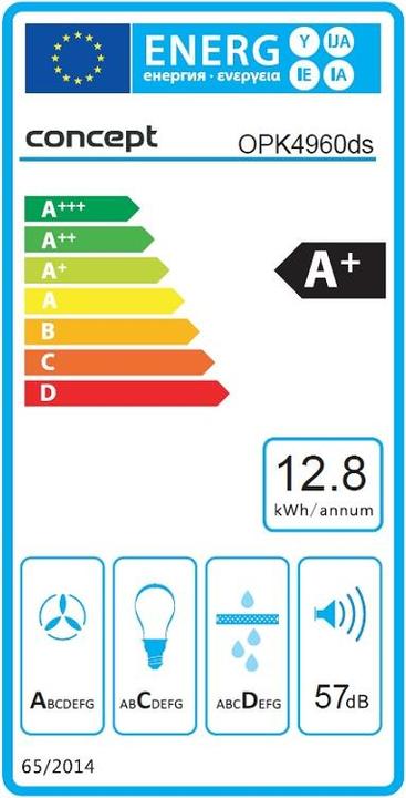 Energie-Label Concept OPK4960DS (Wandhaube)