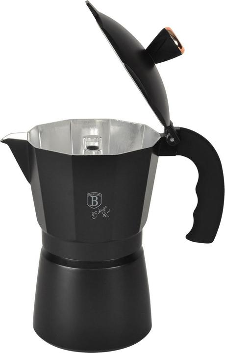 Actual product image BerlingerHaus Design espresso maker for 6 portions, black and rose gold (6 T.)