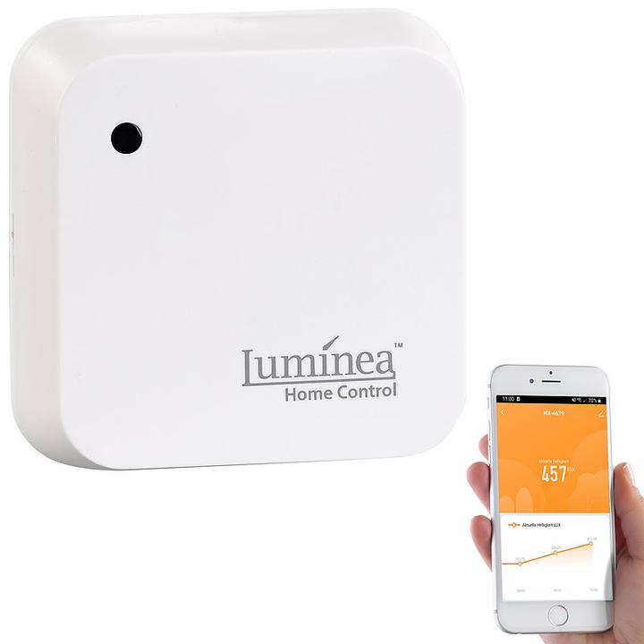 Produktbild Luminea Wetterfester WLAN-Licht- & Dämmerungs-Sensor