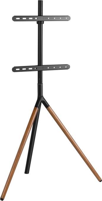 Sinox Supporto TV a treppiede con piano d'appoggio a barra. 45"-65". Carrello/struttura