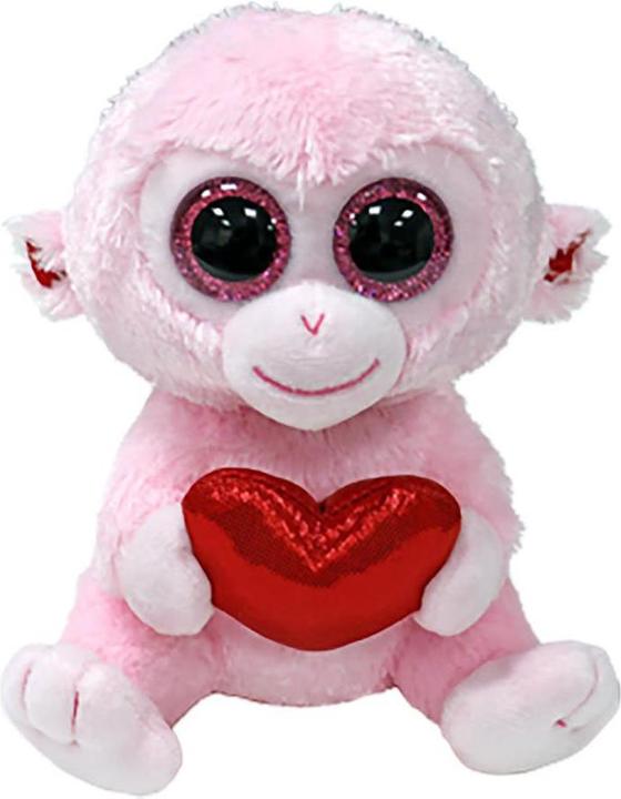 Actual product image Ty Beanie Boo's Valentine Gigi Monkey 15cm (15 cm)