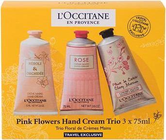 L'Occitane Pink Flowers Hand Cream Trio (225 ml)