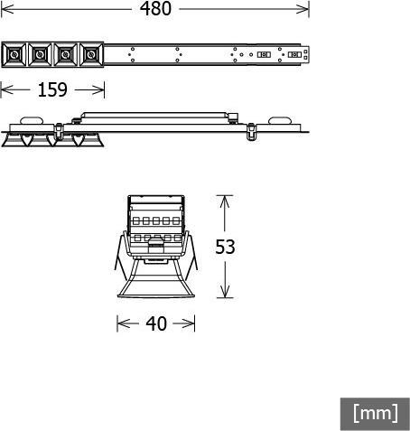 Actual product image LTS LK-CH 045.040.840.50 (770 lm)
