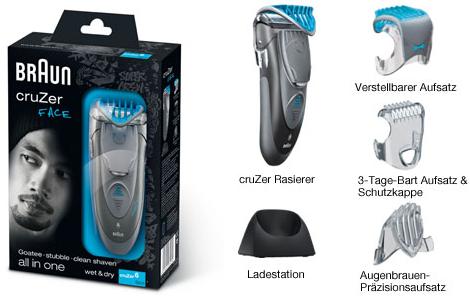 Produktbild Braun cruZer Z6 face