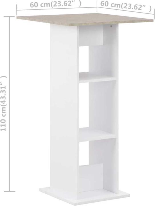 Produktbild VidaXL Wynono (60 x 60 x 110 cm)