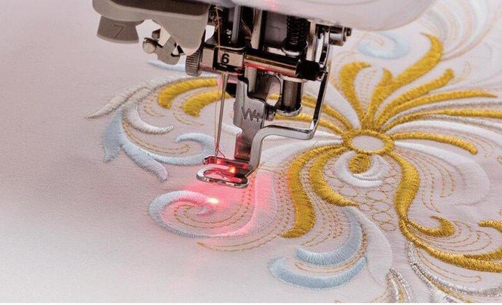 Actual product image Brother Embroidery foot with LED pointer