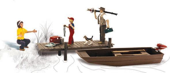 Immagine prodotto Bachmann Trains H0 La famiglia va a pesca
