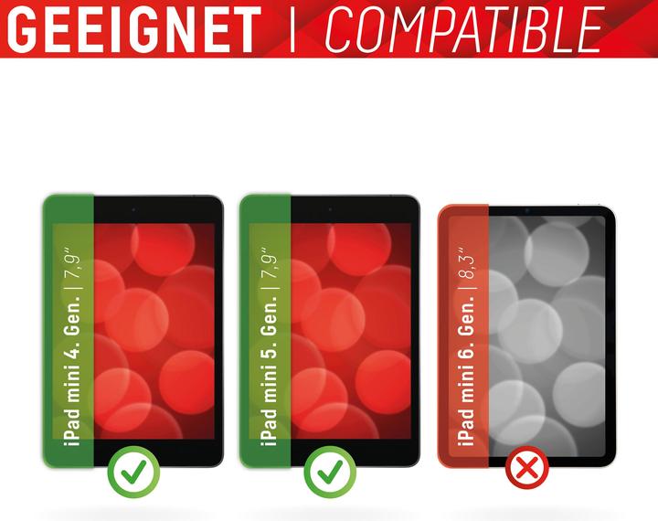 Immagine prodotto Displex Vetro per tablet, vetro protettivo per tablet (1 Pezzo/i, iPad mini 2019 (5. Gen), iPad mini 2015 (4. Gen))