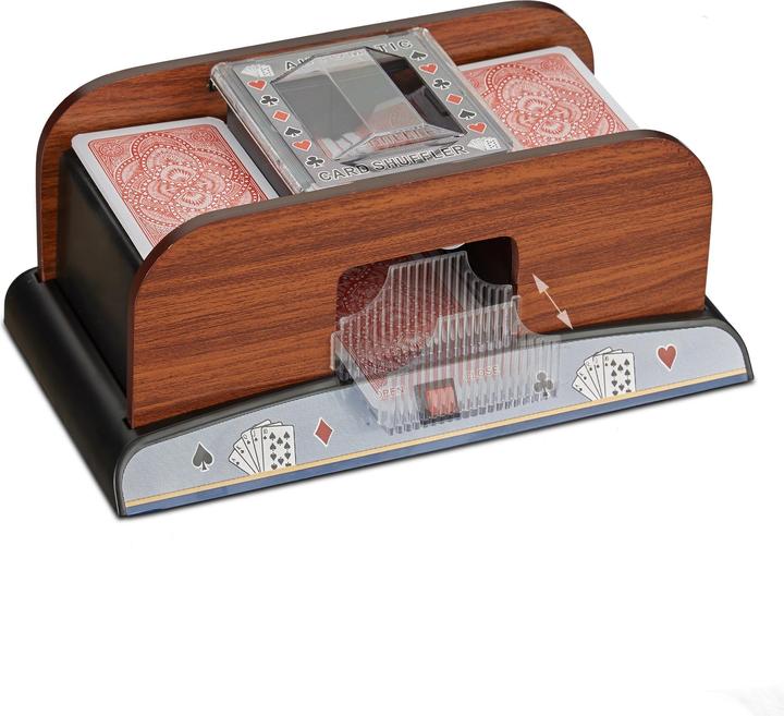 Image du produit Relaxdays Mélangeur de cartes 2 decks