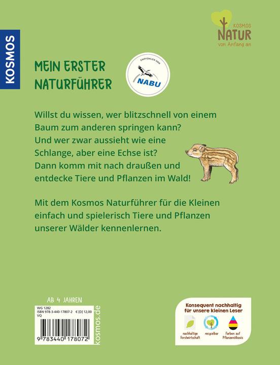 Actual product image Kosmos Mein erster Naturführer, Was lebt im Wald? (German, Julia Hiller, 2023)