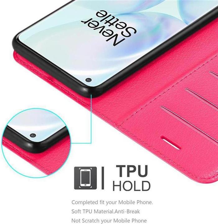 Actual product image Cadorabo Book with stand function cover (OnePlus 8 Pro)