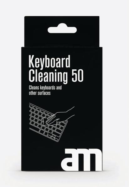 Image du produit Renseservietter til tastatur AM, pakke a 50 pk.
