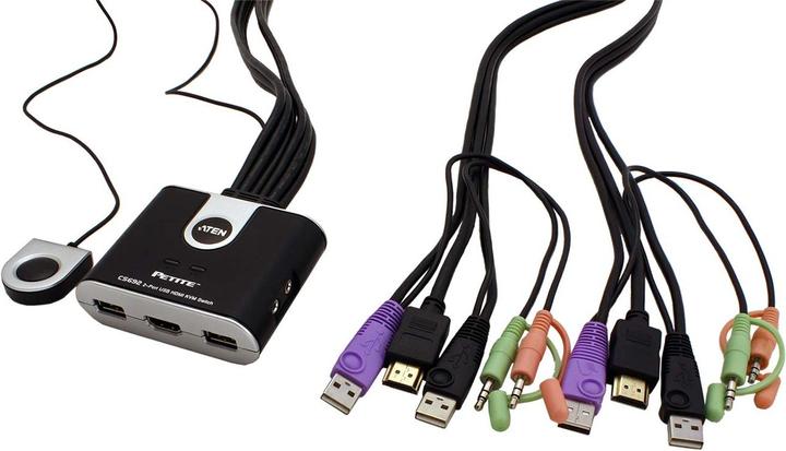 Actual product image Aten CS692, 2-port KVM