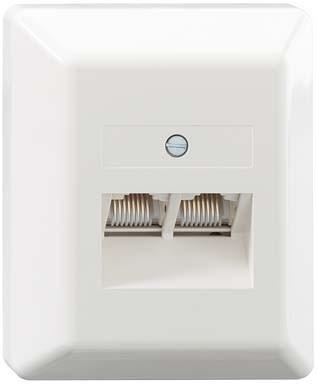 Actual product image Rutenbeck Cat.6 junction box