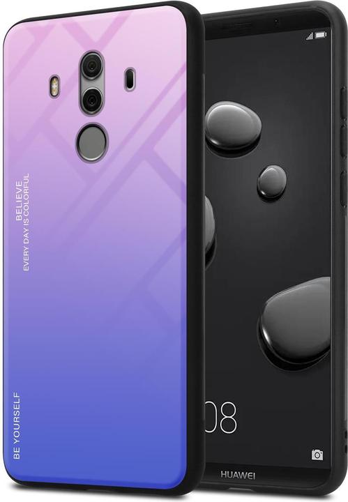 Actual product image Cadorabo TPU 2 colors glass cover (Huawei P30 Lite)