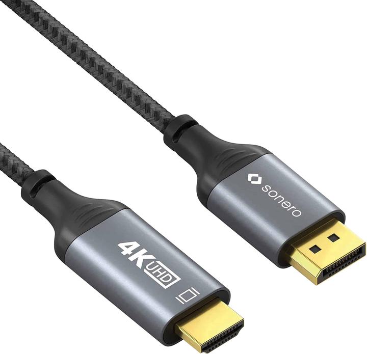 Produktbild Sonero HDMI – DisplayPort (3 m, DisplayPort, HDMI)
