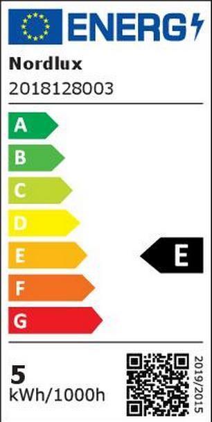 Label énergétique Nordlux Éponge 20 (300 lm, IP65)