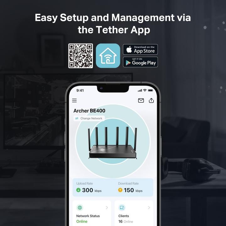 Actual product image TP-Link Archer BE400