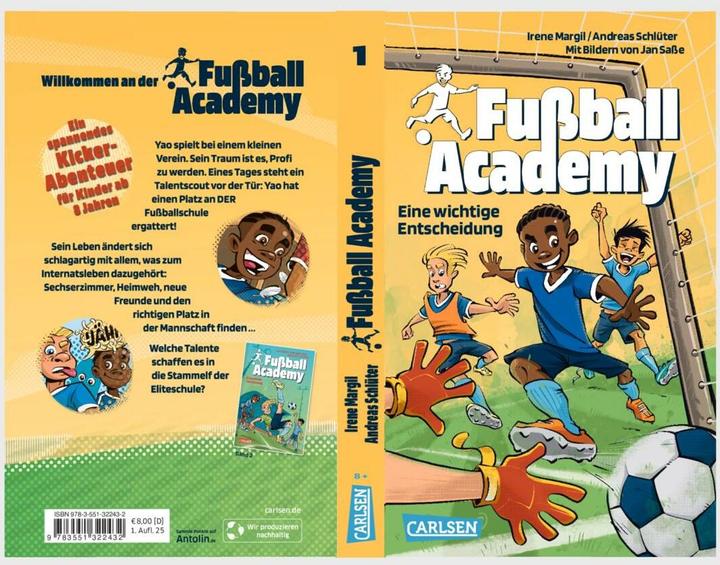 Actual product image Football Academy 1: An important decision (Andreas Schlüter, German)