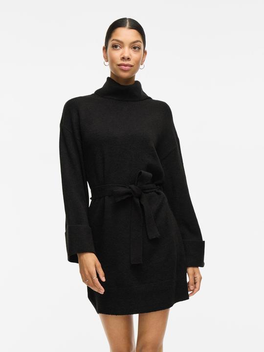 Image du produit Vila Robe en maille avec ceinture à nouer (L)