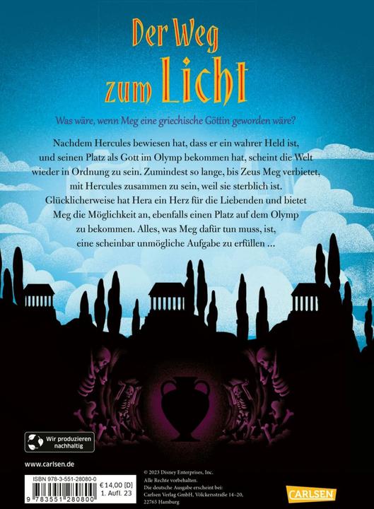 Image du produit Disney. Twisted Tales: Der Weg zum Licht (Hercules) (Allemand, Walt Disney, Carlotta Ingwersen, Jen Calonita, 2023)