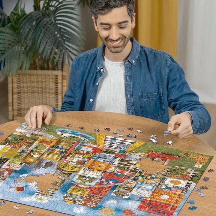 Actual product image Ravensburger Eames House of Cards Fantasy (1500 pieces)