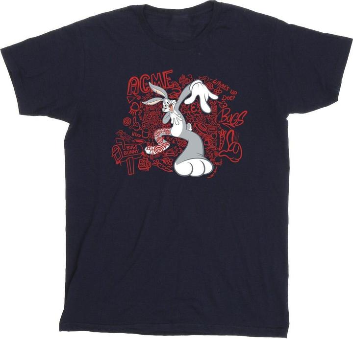 Immagine prodotto Looney Tunes ACME Doodles Bugs Bunny Maglietta Ragazzi (152, 158)