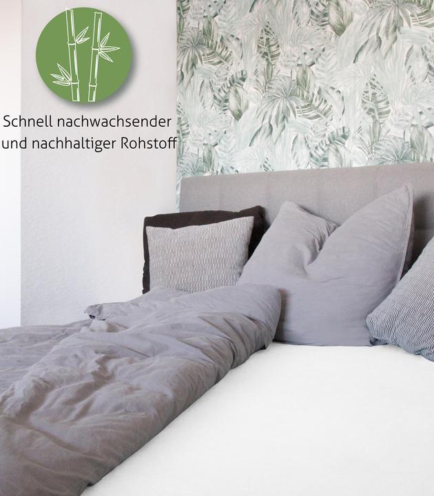 Produktbild Aspero Bambus Spannbettlaken Macau (90 x 200 x 30 cm)
