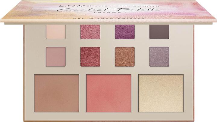 Cosmetic Make-Up Palette - L.O.V x Laetitia Lemak - Creatist Palette - Eye & Face Palette