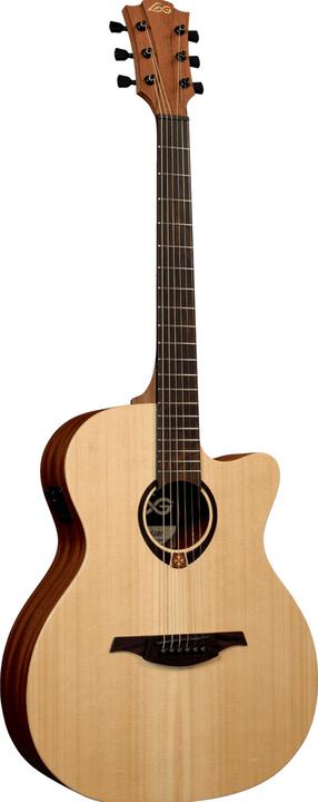 Produktbild LÂG Tramontane T70A Auditorium (Halbakustik Gitarre, Fichte, mahogany, Brownwood)