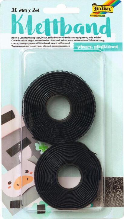 Folia Klettband Selbstklebend (20 mm)