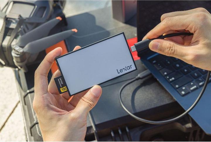Actual product image Lexar PRO Workflow SD/microSD Reader (USB 3.2)