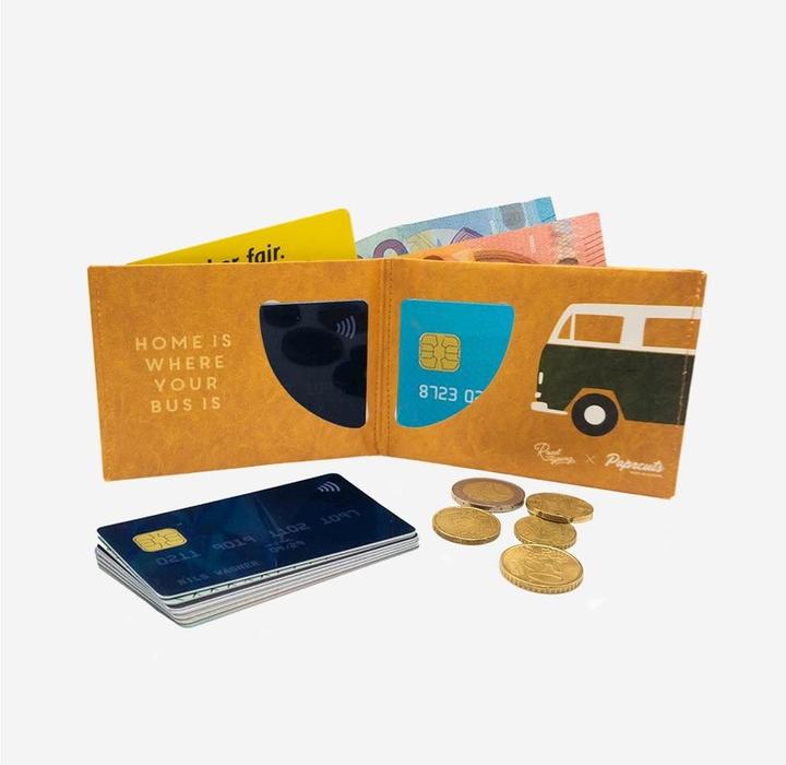 Image du produit Paprcuts Portefeuille RFID Vanlife | Roadtyping Koop