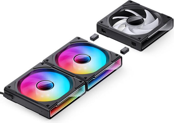 Image du produit Jonsbo ZK-120B Ventilateur 3en1 - A-RGB, noir (120 mm, 3 x)