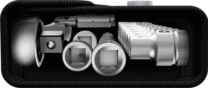 Produktbild Wera 8100 SC 8 Zyklop Metal-Knarrensatz (19 mm, 12 mm, 14 mm, 16 mm, 10  mm, 18 mm, 17 mm, 11 mm, 15 mm, 13 mm)