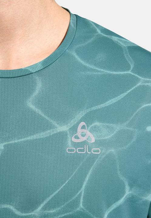 Produktbild Odlo T-shirt crew neck s/s ZEROWEIGHT CHILL-TEC PRINT (S)