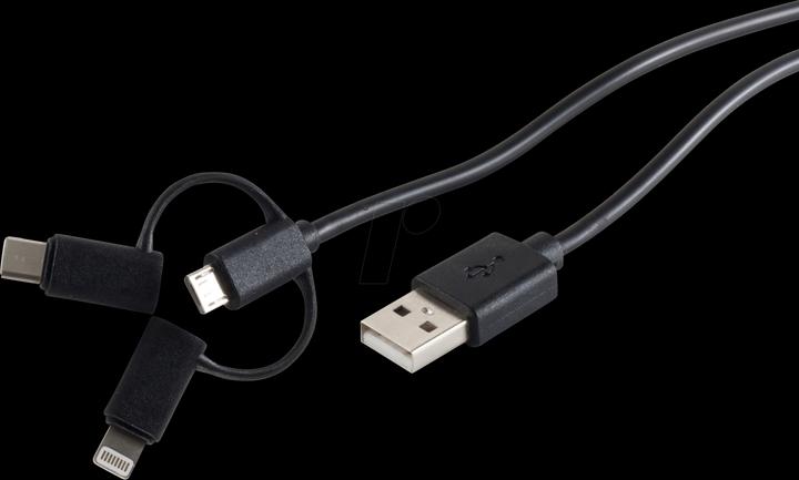 Produktbild Shiverpeaks BS14-15035 USB Kabel 2 m 2.0 USB A Micro-USB B Schwarz (2 m, USB 2.0)
