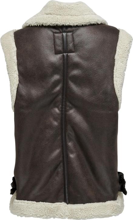 Image du produit Only Fly-Away col gilet veste de biker en cuir (L)