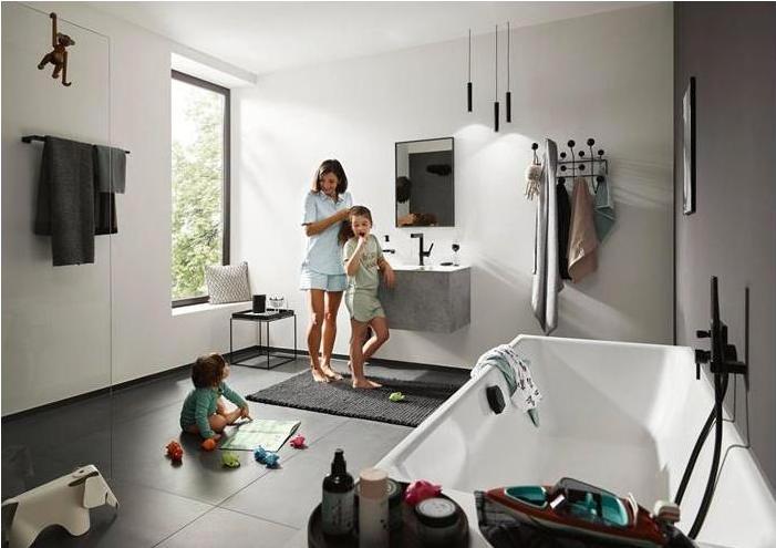 Actual product image hansgrohe Hand shower RAINFINITY 100 1jet (1 Beam types, 13.80 l/min)