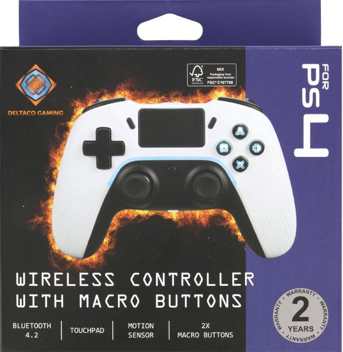 Actual product image Deltaco Gaming Wireless PS4 & PC Controller (PS4, PC, Android)