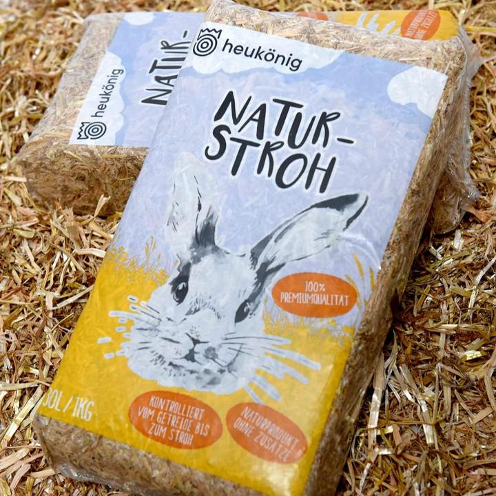 Produktbild heukönig.de Kombi-Paket Heu & Stroh (12 kg, Stroh)