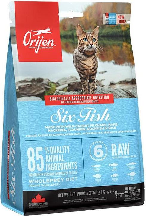 Actual product image Orijen Six Fish (Senior, 1 pcs., 340 g)