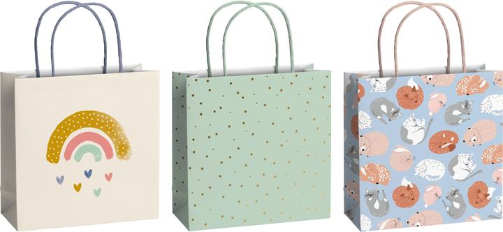 Immagine prodotto Stewo Geschenktragetasche Baby 3ST sortiert (Scatola da regalo, 3 x)
