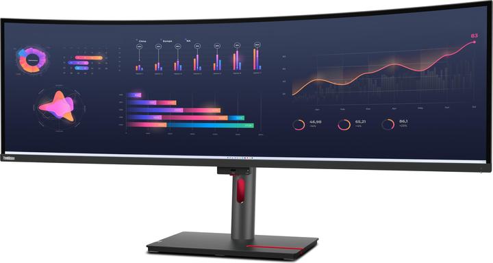 Actual product image Lenovo ThinkVision P49w-30 (5120 x 1440 pixels, 49")