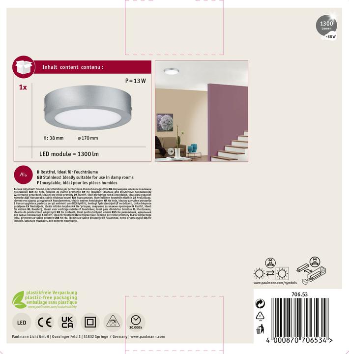 Produktbild Paulmann Panel Lunar (760 lm)