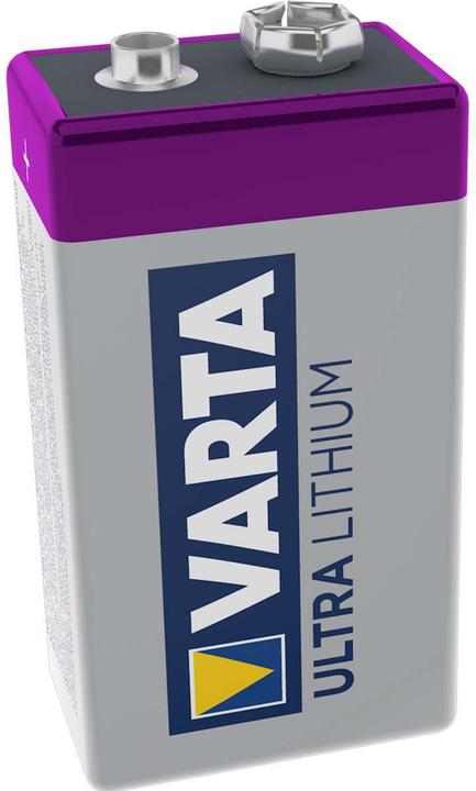 Actual product image Varta ULTRA Lithium (1 pcs., 9V Block, 1150 mAh)