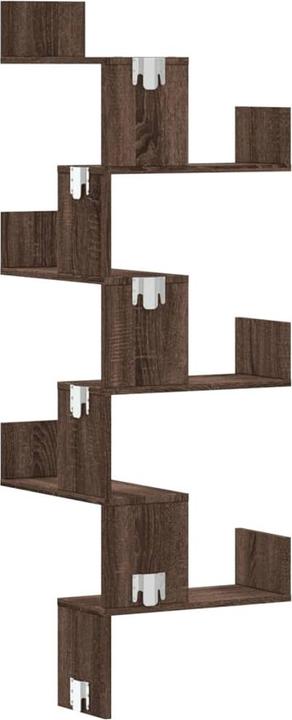 Immagine prodotto VidaXL Scaffale a muro ad angolo (45 x 45 x 147 cm)