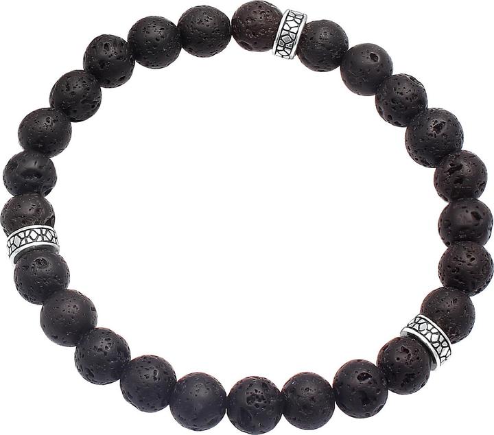 Produktbild Kuzzoi Perle, Perlenarmband (21 cm, Plastik, Lava, 925 Sterling Silber)